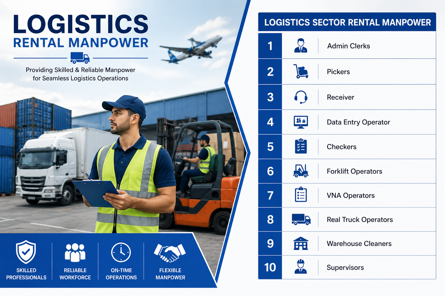 Logistic rental manpower